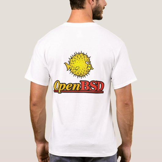 OpenBSD T-shirt (Achterkant)