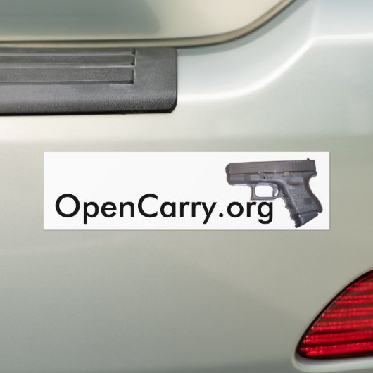 OpenCarry.org Bumpersticker (Op auto)