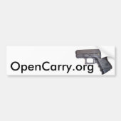 OpenCarry.org Bumpersticker (Voorkant)