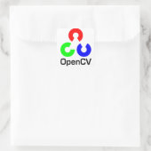 OpenCV Vierkante Sticker (Tas)