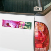 Openen, groen-duim bumpersticker (Op Truck)