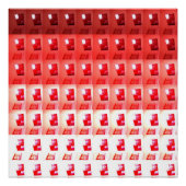 Openen in rood en wit Poster Stap voor stap (Voorkant)