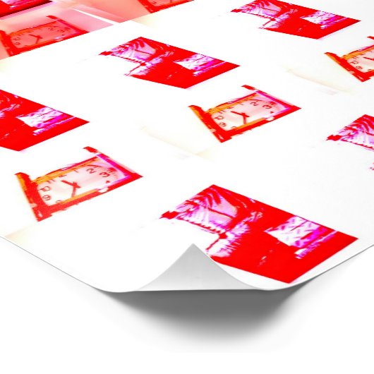 Openen in rood en wit Poster Stap voor stap (Hoek)