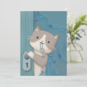 Openen: kat met sleutel kaart (Staand voorkant)