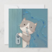 Openen: kat met sleutel kaart (Voorkant)