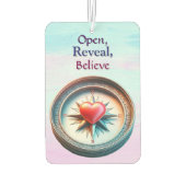 Openen, onthullen, geloven luchtverfrisser (Achterkant)