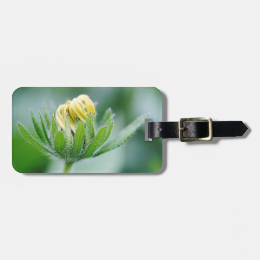 Openende Bloem Van Cone Bloem Bagagelabel (Voorkant horizontaal)