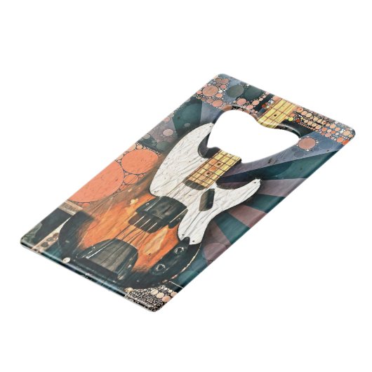 opener voor gasflessen creditkaart flessenopener (Achterkant Gekanteld)