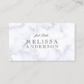 OpenFont Professional White marmer Visitekaartje (Voorkant)