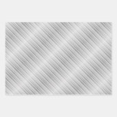 Opengewerkte bladeren op een lichtgrijze achtergro inpakpapier vel (Voorkant 3)