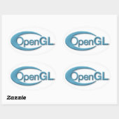 OpenGL-Sticker Ovale Sticker (Vel)