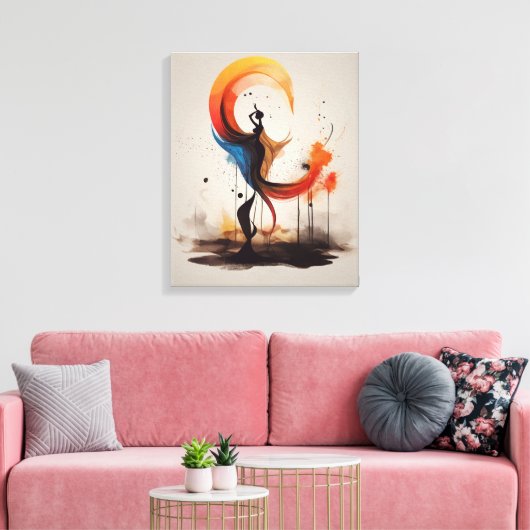 openhartig canvas afdruk (Insitu (Woonkamer))