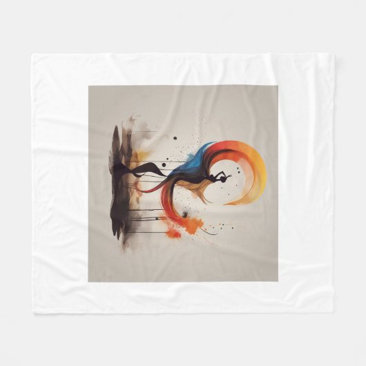 openhartig fleece deken (Voorkant (Horizontaal))