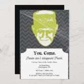 openhartig | Grappige Halloween Party uitnodiging (Voorkant / Achterkant)