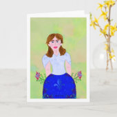Openhartig ontwerp van LeeMarie Kaart (Gele Bloem)