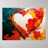 openhartig penseelwerk poster (Voorkant)