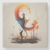 openhartig stenen onderzetter (Voorkant)