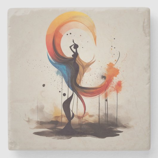 openhartig stenen onderzetter (Voorkant)