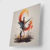 openhartig vierkante klok (Hoek)