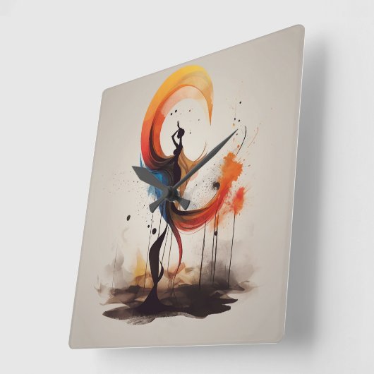 openhartig vierkante klok (Hoek)