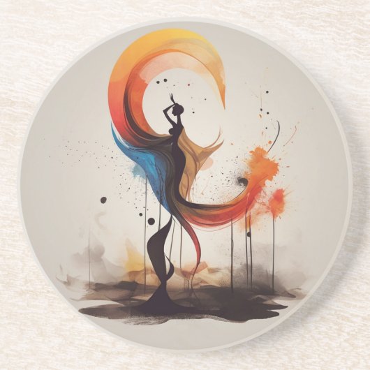 openhartig zandsteen onderzetter (Voorkant)