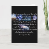 Openhartige liefde kaart (Voorkant)