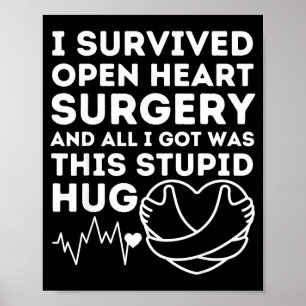 Openhartoperatie Liefde Knuffel Overlevende Post A Poster