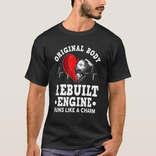 Openhartoperatie originele lichaam gereviseerde mo t-shirt (Voorkant)