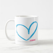 OpenHeart Aqua Koffiemok (Links)