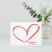 OpenHeart LtRoze Briefkaart (Staand voorkant)
