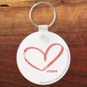 OpenHeart LtRoze Sleutelhanger (Voorkant)