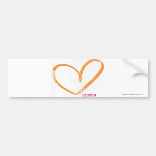 OpenHeart Sinaasappel Bumpersticker (Voorkant)