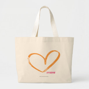 OpenHeart Sinaasappel Grote Tote Bag