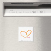 OpenHeart Sinaasappel Magneet (Insitu (Vaatwasser))