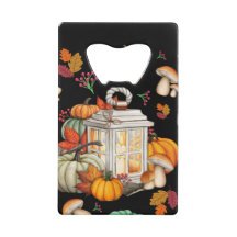 Opening herfst Creditcard ontwerp