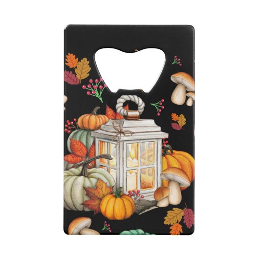 Opening herfst Creditcard ontwerp Creditkaart Flessenopener (Voorkant)