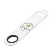 Opening honingzuigflesopening speed flessenopener (Achterkant Gekanteld)