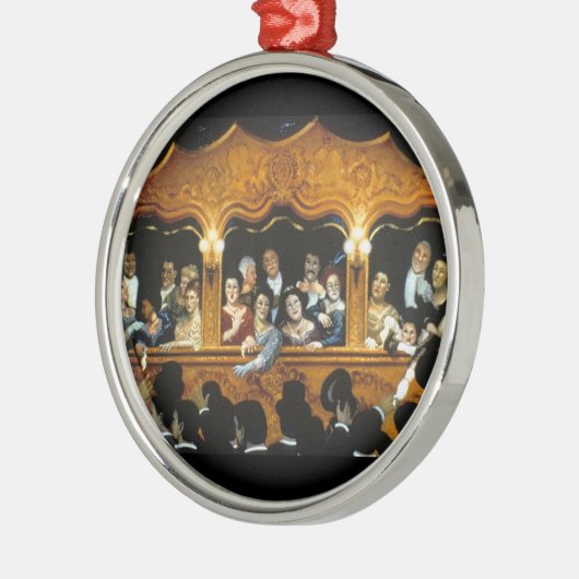 Opening nacht op La Fenice Metalen Ornament (Links)