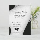 Opening Night Theater Uitnodiging (Staand voorkant)