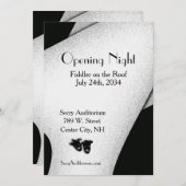 Opening Night Theater Uitnodiging (Voorkant / Achterkant)