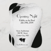 Opening Night Theater Uitnodiging (Voorkant / Achterkant)