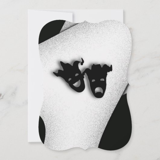 Opening Night Theater Uitnodiging (Achterkant)