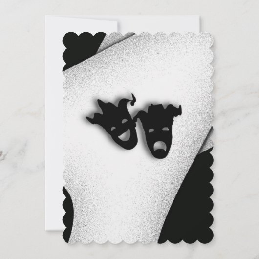 Opening Night Theater Uitnodiging (Achterkant)