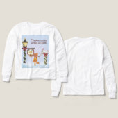 Opening our Hearts Vintage Christmas Scene  (Voorkant /achterkant)