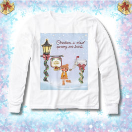 Opening our Hearts Vintage Christmas Scene