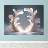 Opening Petal Portal Canvas Afdruk (Insitu (Houten vloer))