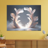 Opening Petal Portal Canvas Afdruk (Insitu (Woonkamer))