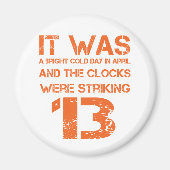 Opening van 1984 magneet (Voorkant)