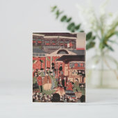 Opening van de eerste spoorweg in Japan Briefkaart (Staand voorkant)