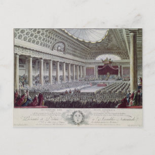 Opening van de generaal van de staten te Versaille Briefkaart